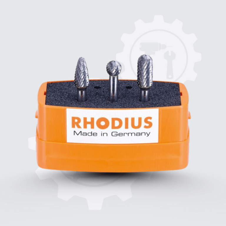 JUEGO DE FRESAS CARBURO DE TUNGSTENO, 3 PIEZAS, RHODIUS GERMANY