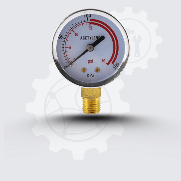 Manómetro acetileno, 3423, marca RADNOR