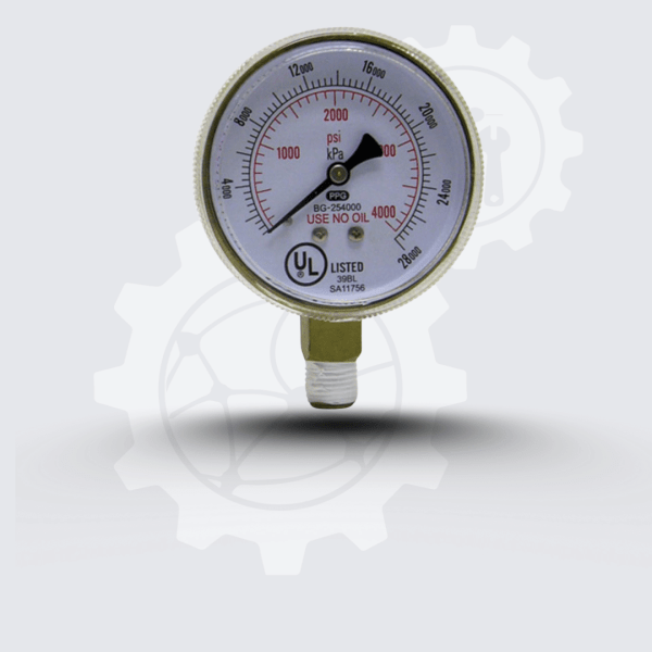 Manómetro para oxígeno, 3455, marca RADNOR