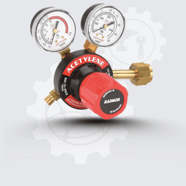 Regulador para acetileno, trabajo medio, CGA-300, marca RADNOR