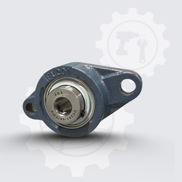 Muñonera de Flanger, 2 huecos, en pulgadas, UCFL.