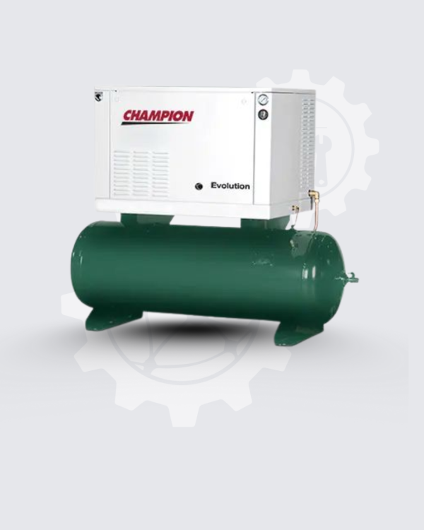 Compresor aire 5HP 80 galones, silencioso reciprocante ( 67DBA) servicio industrial horizontal