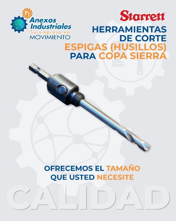 Espiga para copa sierra