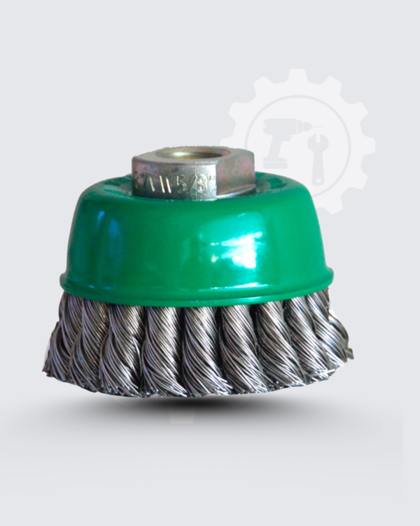 Cepillo Copa Acero Trenzado Inox 4" (FAESIN) - Imagen 2